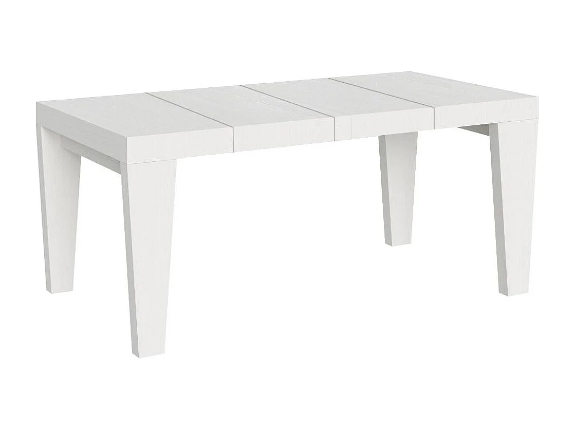 Table extensible 90x130/390 cm Spimbo Premium Frêne Blanc