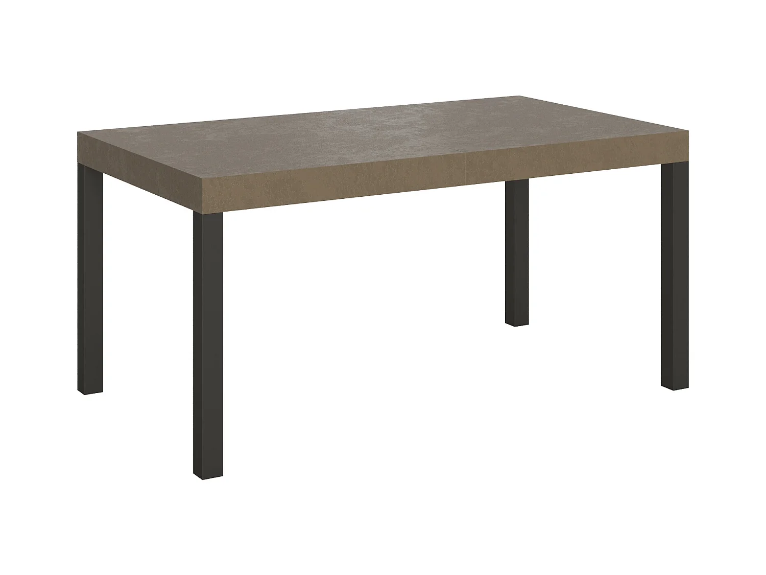 Everyday Premium 160/420x90 cm uitschuifbare tafel in duifgrijs met antraciet poten