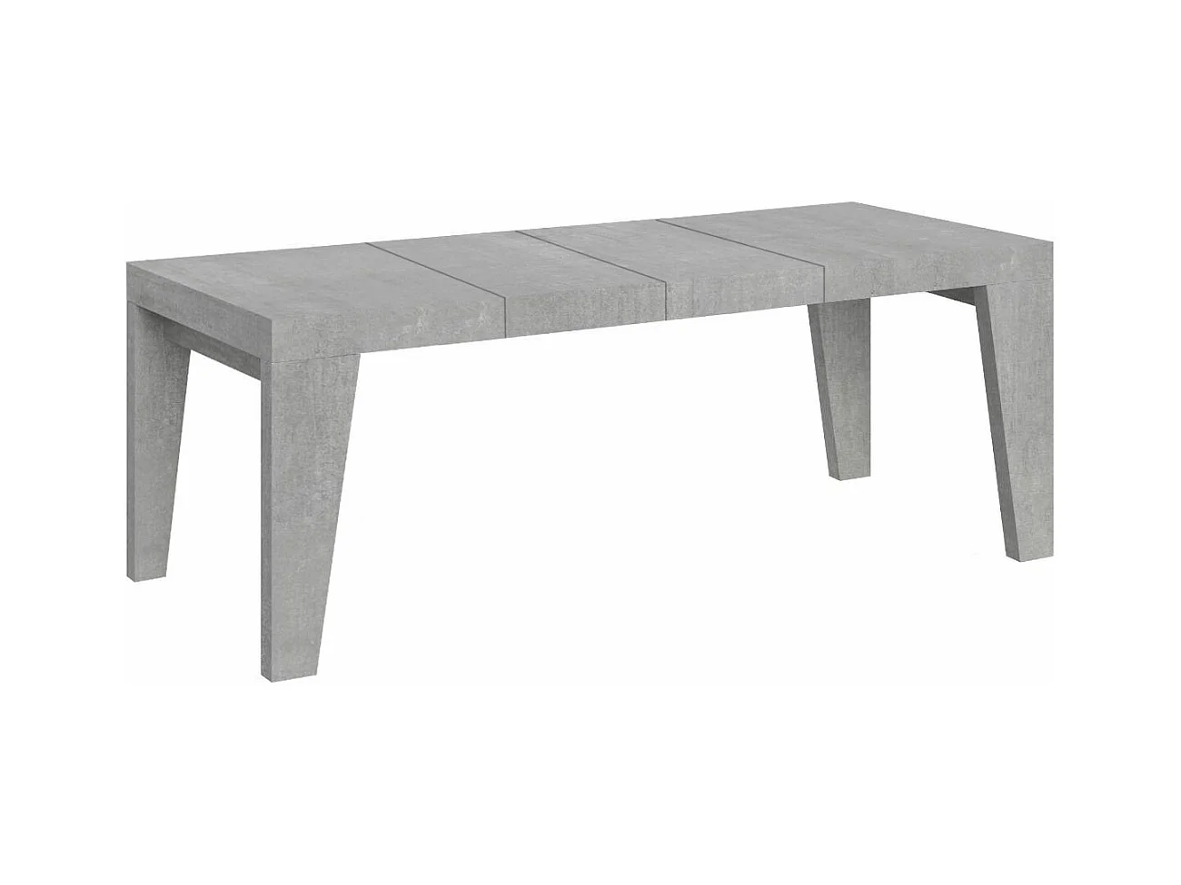 Ausziehbarer Tisch 160/420x90 cm Naxy Premium Beton