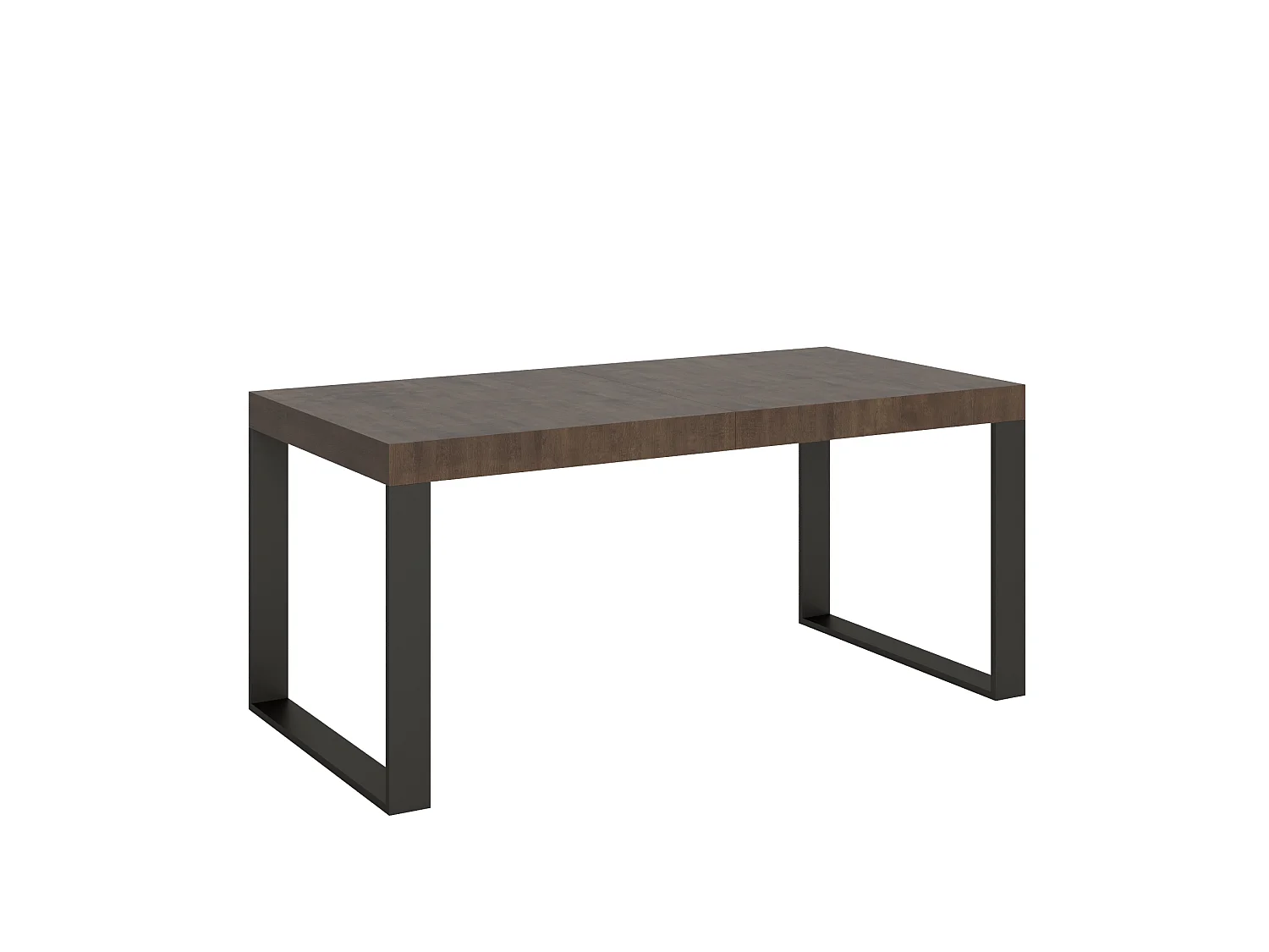 Tavolo allungabile 90x200/460 cm Tecno Premium noce telaio Antracite