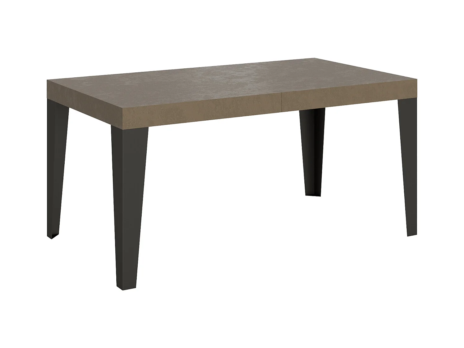 Itamoby Tavolo allungabile 90x160/420 cm Flame Premium Tortora gambe antracite