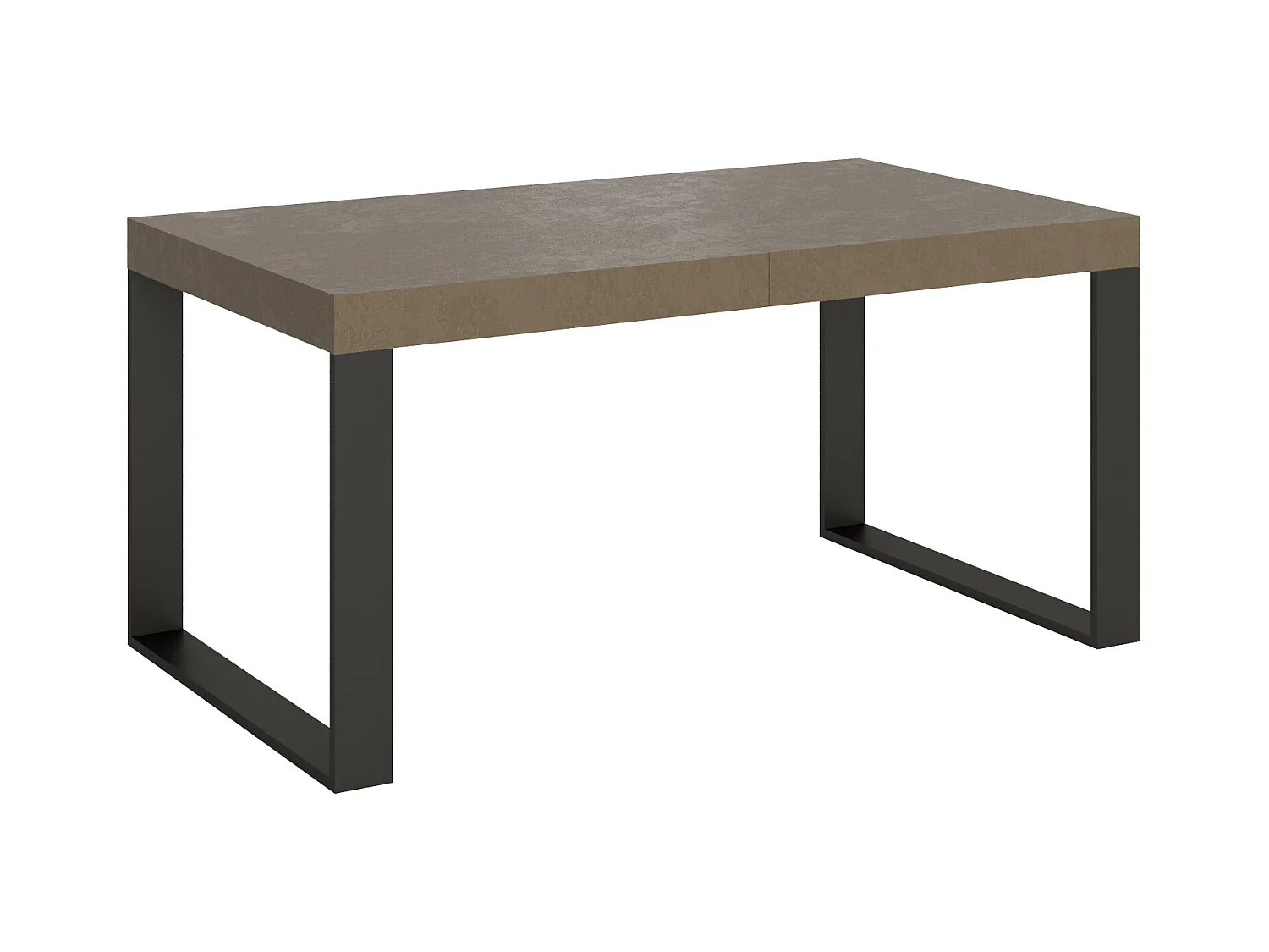 Itamoby Tavolo allungabile 90x160/264 cm Tecno Premium Tortora gambe antracite