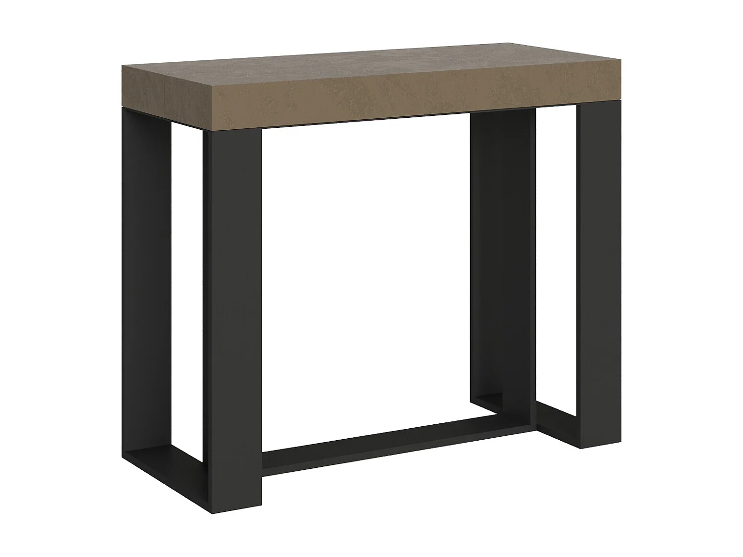 Itamoby Consolle allungabile 90x40/300 cm Futura Tortora telaio Antracite