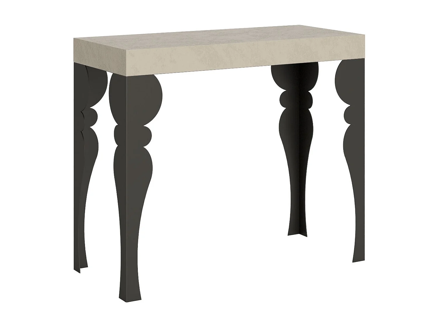 Paxon Small Premium Cashmere Uitschuifbare Consoletafel 90x40/196 cm