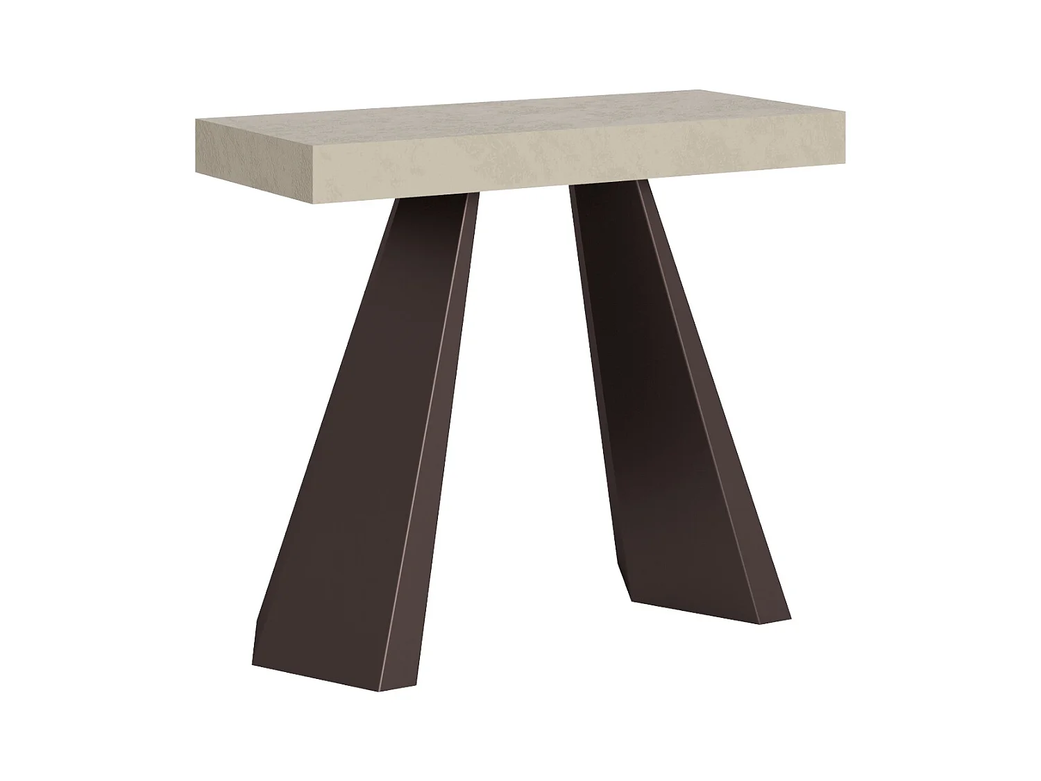 Console extensible 90x40/196 cm Diamante Small Premium Cachemire cadre Ours