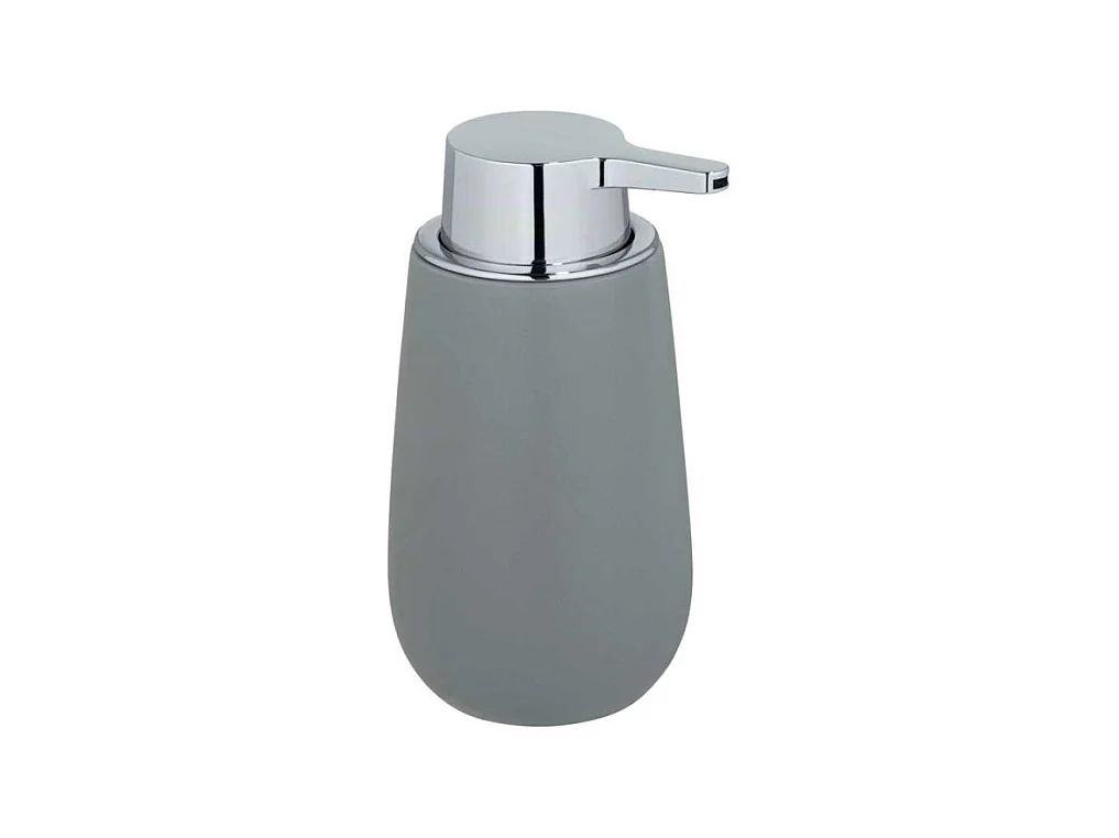 Distributeur de savon en céramique "Badi" - Gris - 320 ml