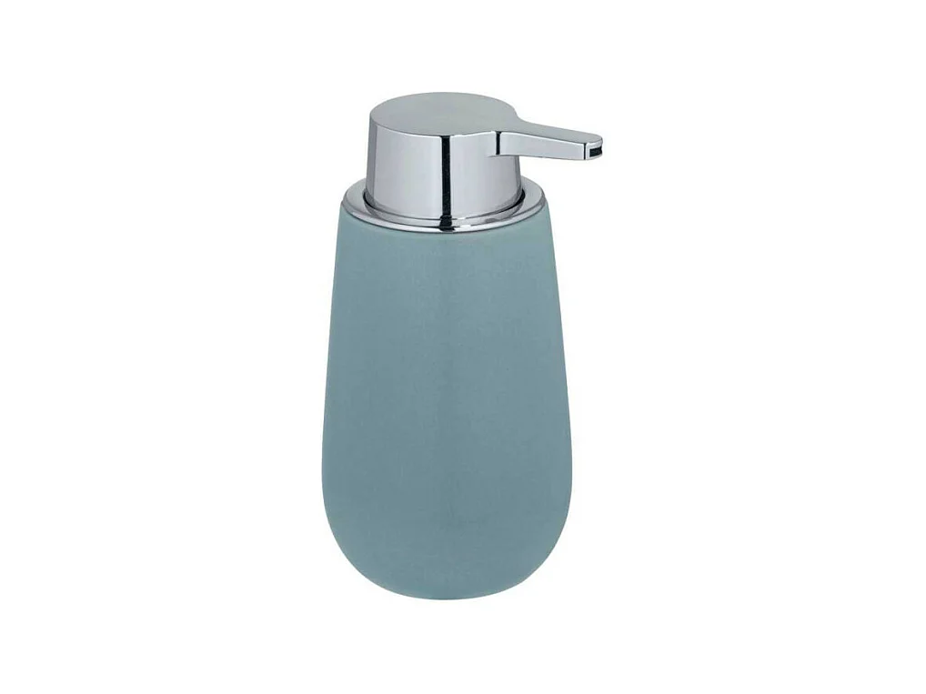 Distributeur de savon en céramique "Badi" - Bleu gris - 320 ml