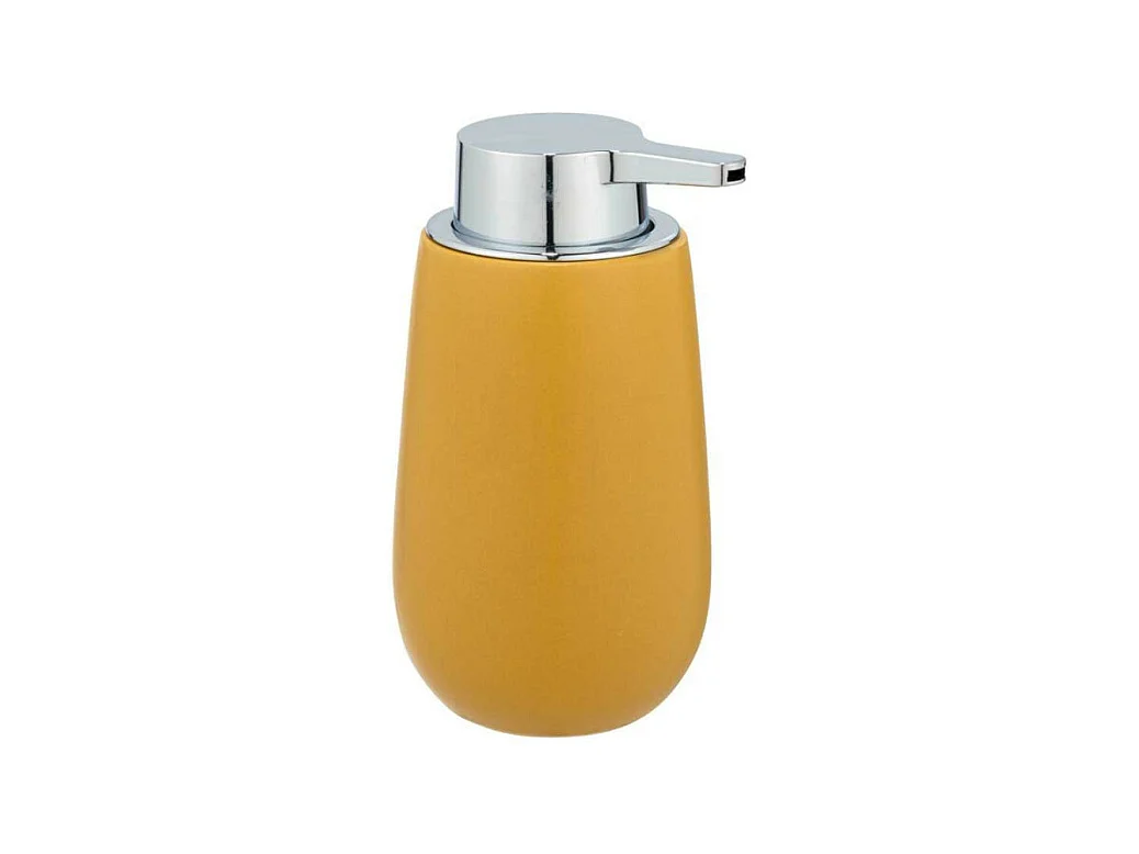 Distributeur de savon en céramique "Badi" - Jaune - 320 ml
