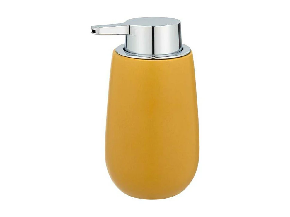 Distributeur de savon en céramique "Badi" - Jaune - 320 ml