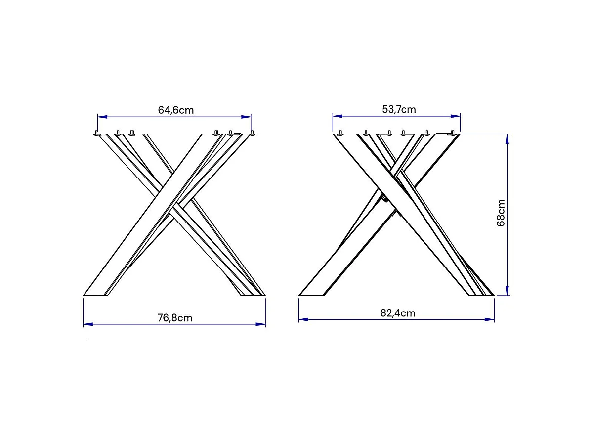 Clerk Premium 90/194x90 cm uitschuifbare tafel in duifgrijs met antraciet poten