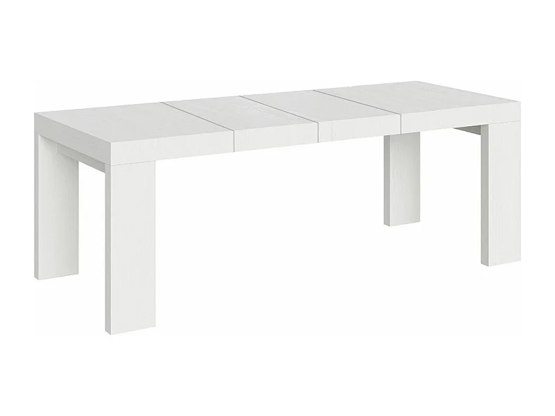 Roxell Premium Ausziehtisch 180/440x90 cm Esche weiß