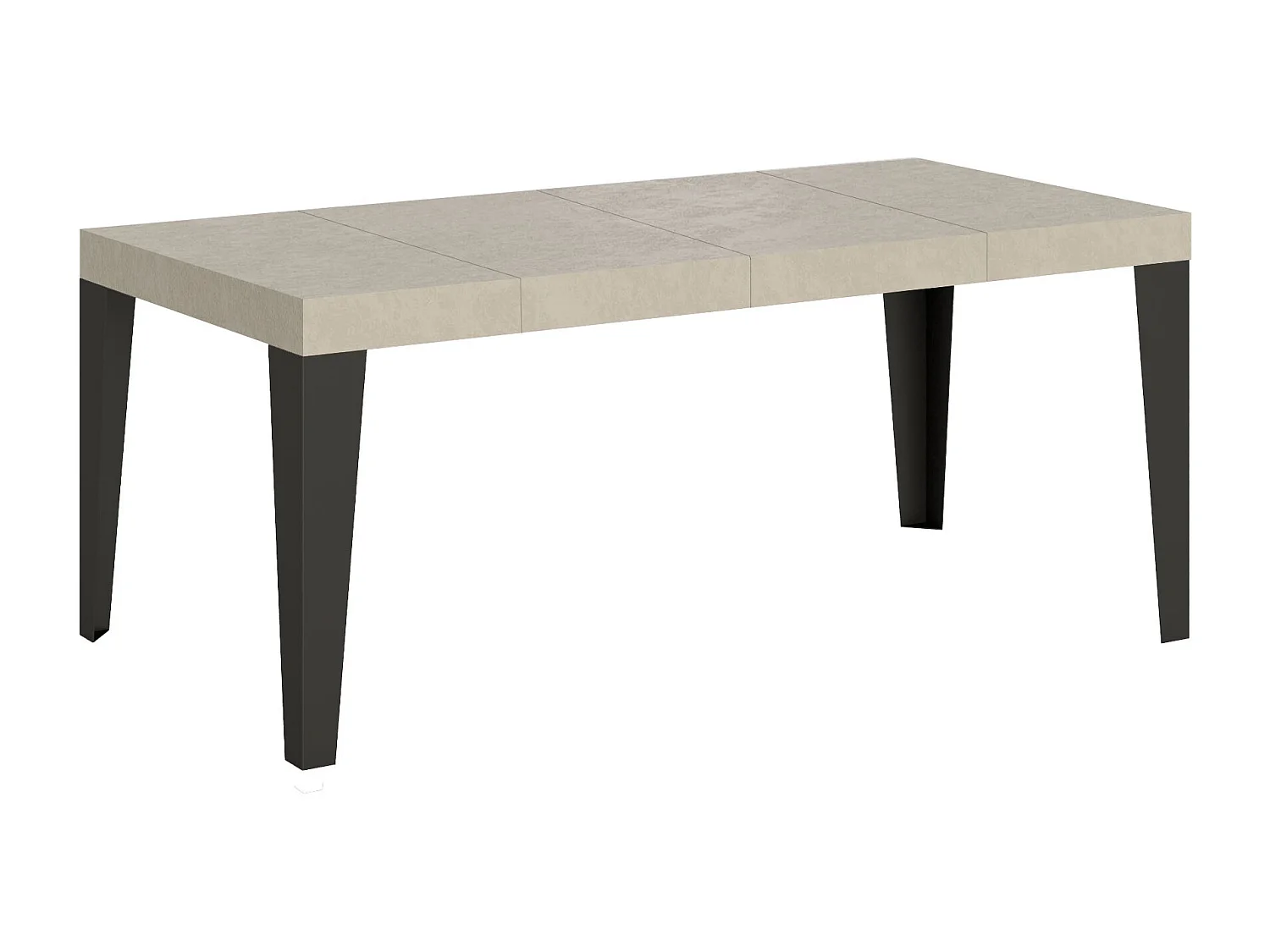 Extendable table 140/400x90 cm Flame Premium cashmere anthracite legs