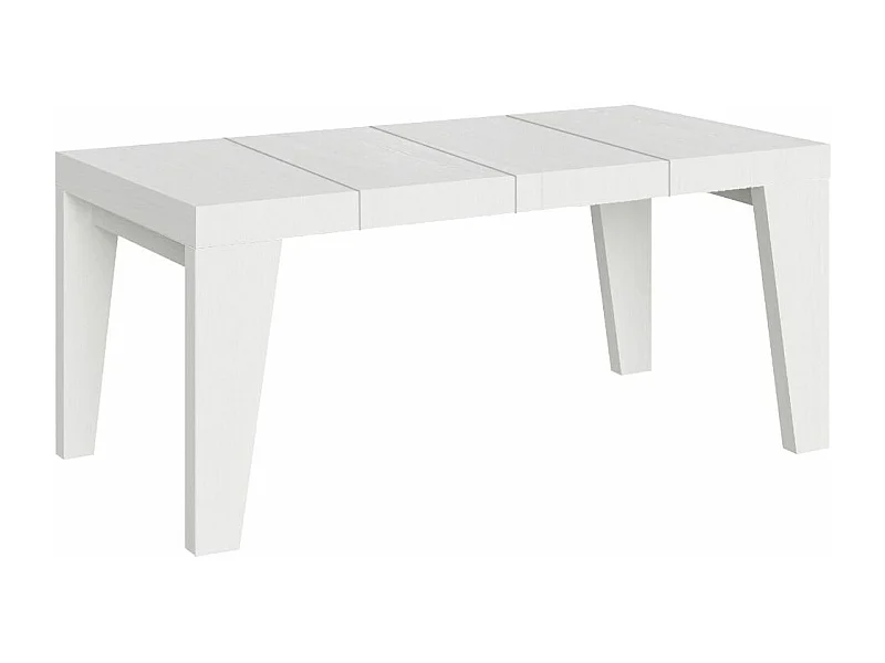 Mesa extensible 90x140/400 cm Naxy Premium Fresno Blanco