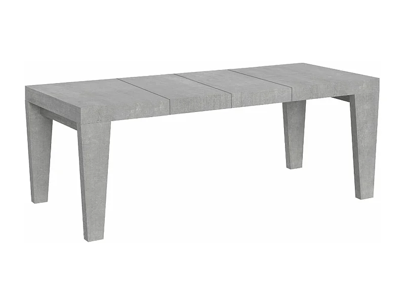 Table extensible 90x180/440 cm Spimbo Premium Gris Béton