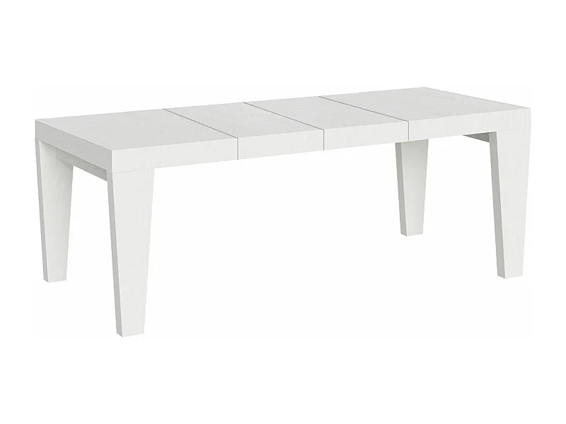 Ausziehtisch 160/420x90 cm Spimbo Premium Esche weiß
