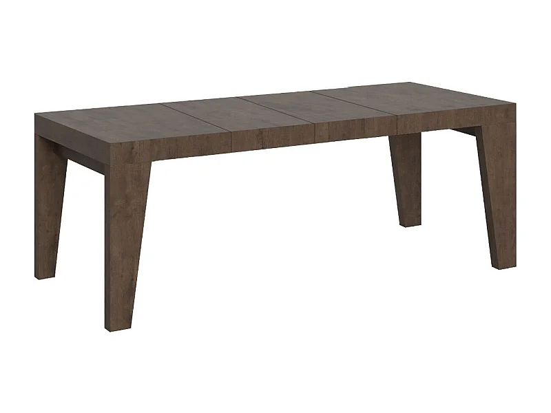 Uitschuifbare tafel 160/420x90 cm Naxy Premium notenhout