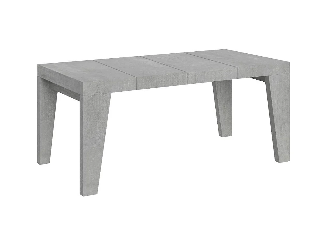 Tavolo allungabile 90x140/400 cm Naxy Premium cemento