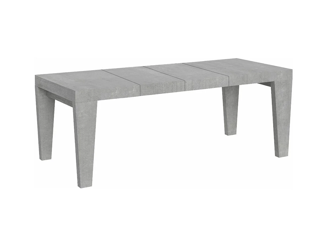 Mesa extensible 90x160/420 cm Spimbo Premium Cemento