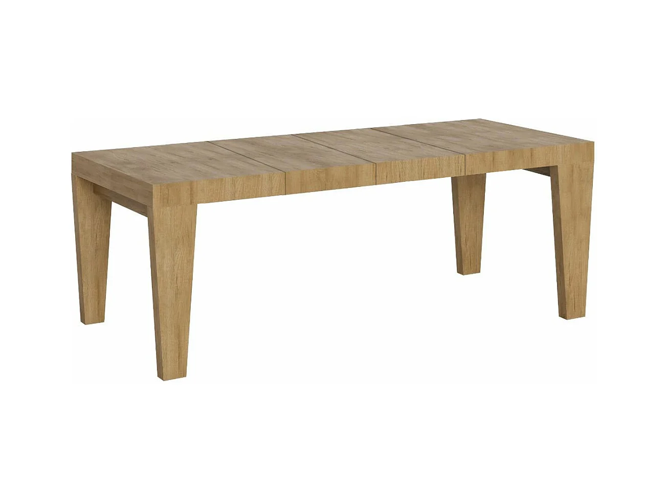 Ausziehbarer Tisch 200/460x90 cm Spimbo Premium Eiche natur