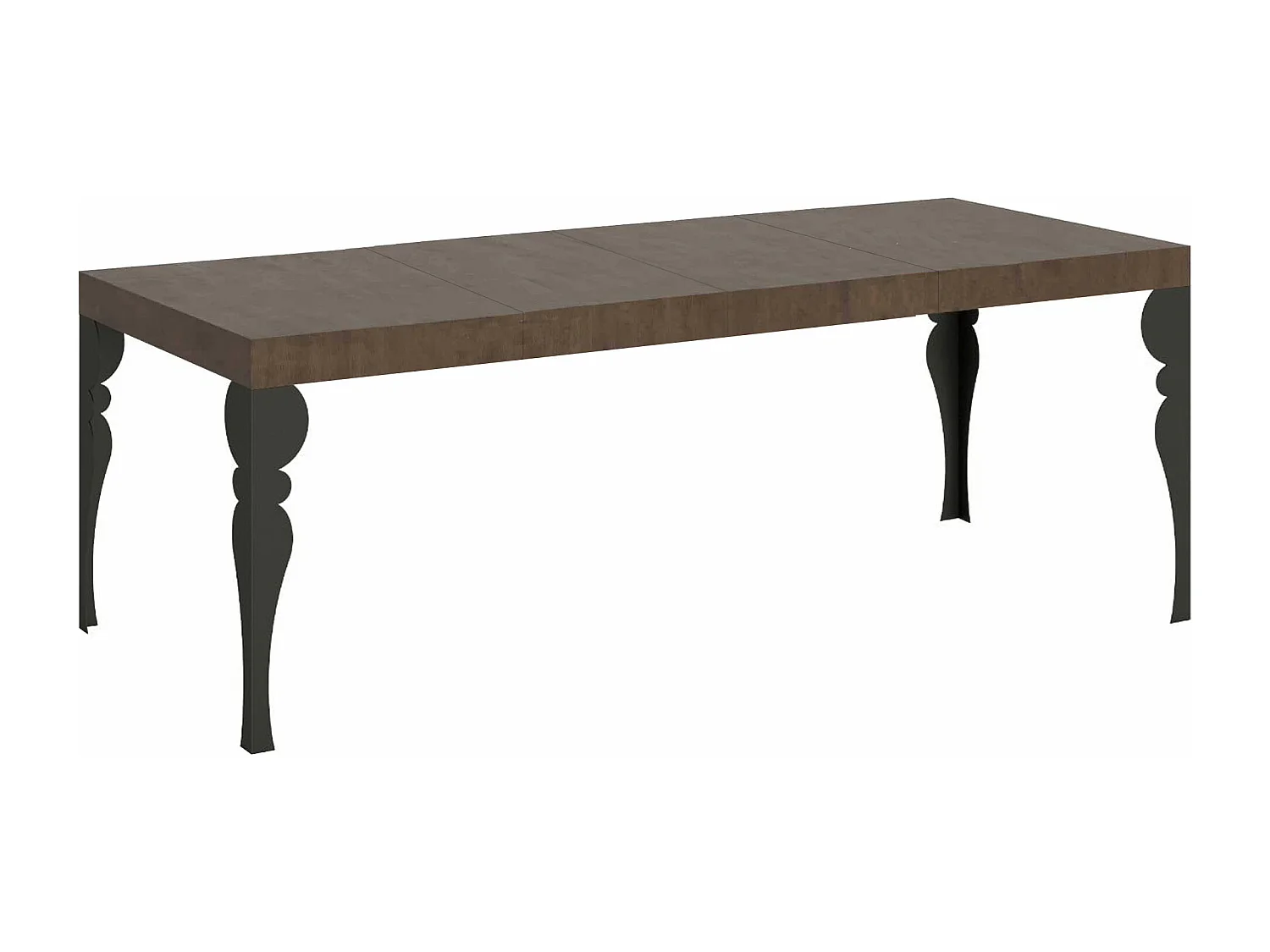 Paxon Premium 180/440x90 cm uitschuifbare tafel met antraciet poten