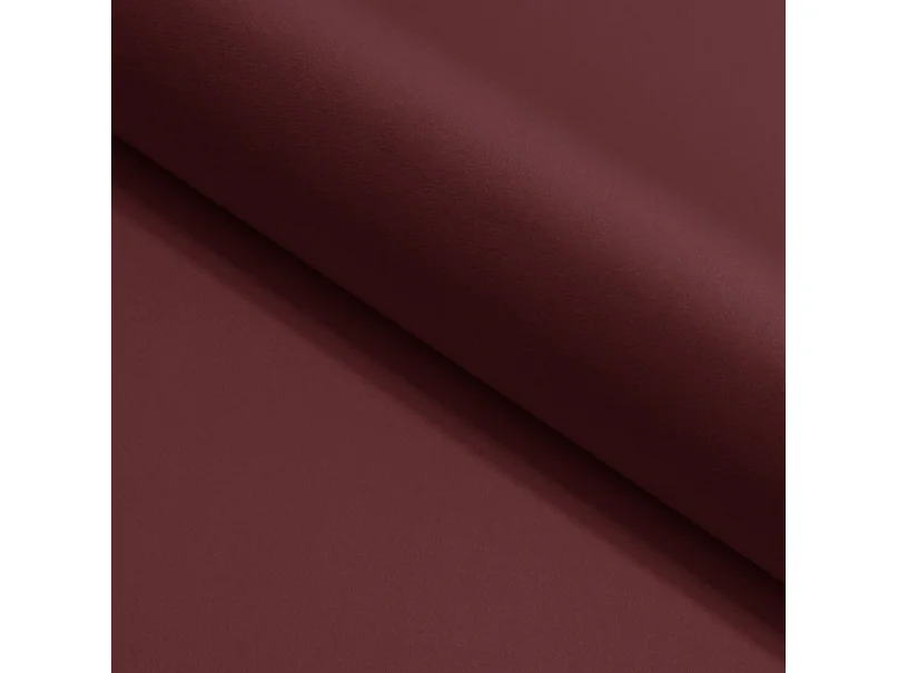 Mona SLIM III en tissu VELUTTO, Lit Tapissé Confortable - Soutien Dorsal Ergonomique 180x200 cm, Bourgogne