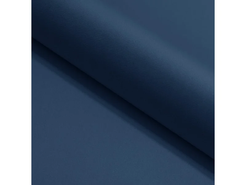 Mona SLIM III in VELUTTO stof, Comfortabel gestoffeerd bed - Ergonomische rugsteun 140x200 cm, Blauw