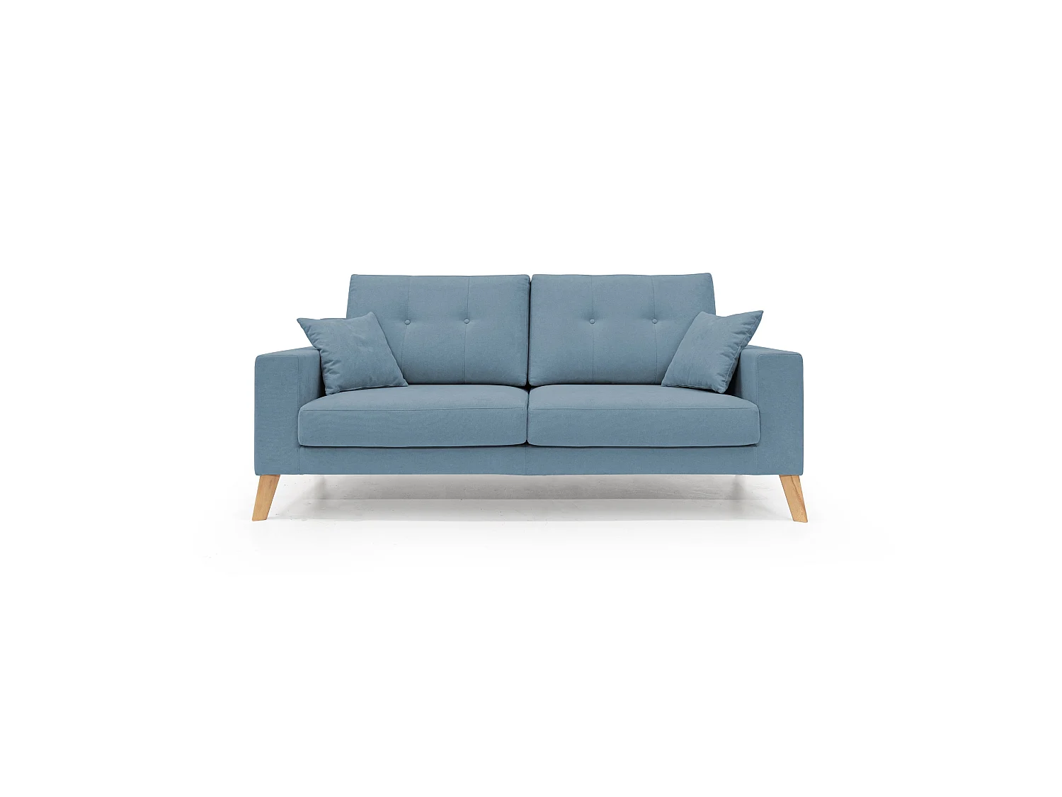 Danish Divano moderno in tessuto morbido impermeabile T02 186 cm carta da zucchero