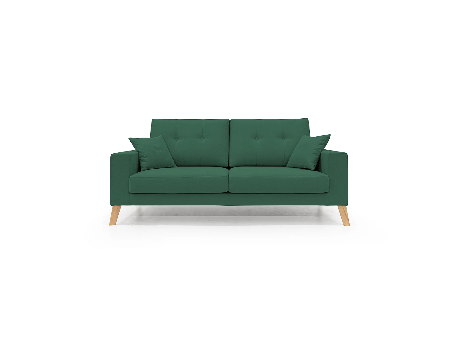 Danish Divano moderno in tessuto morbido impermeabile T02 186 cm verde