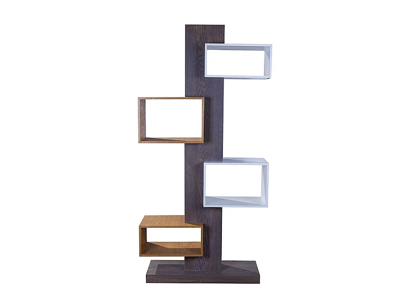 Étagère bois LIO - Noyer Bois foncé