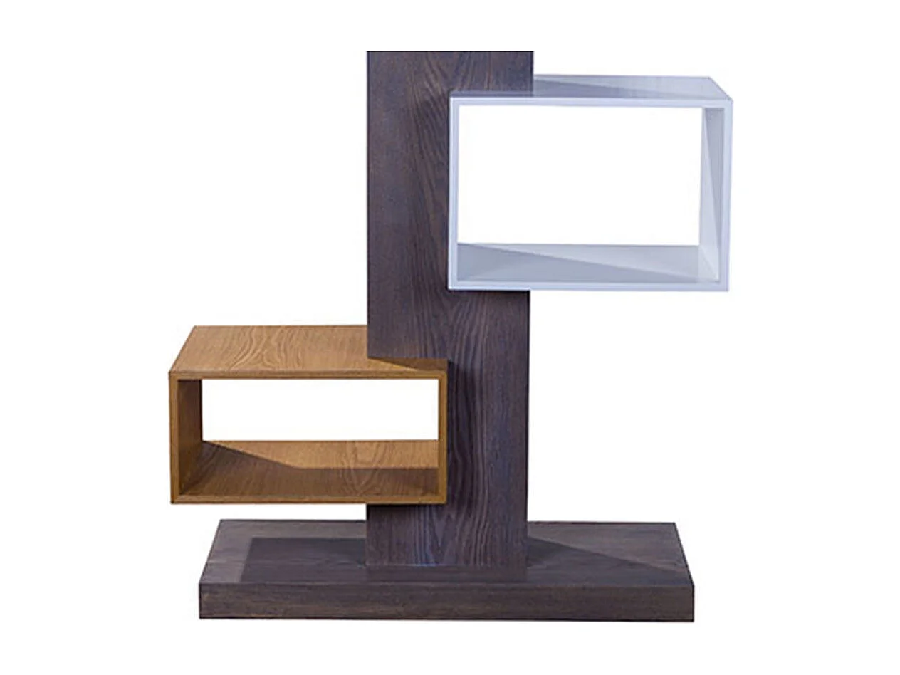 Étagère bois LIO - Noyer Bois foncé