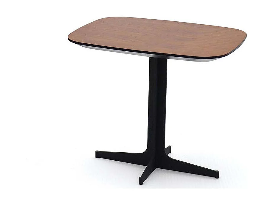 Table d'appoint bois VENUS - Noyer - Bois foncé