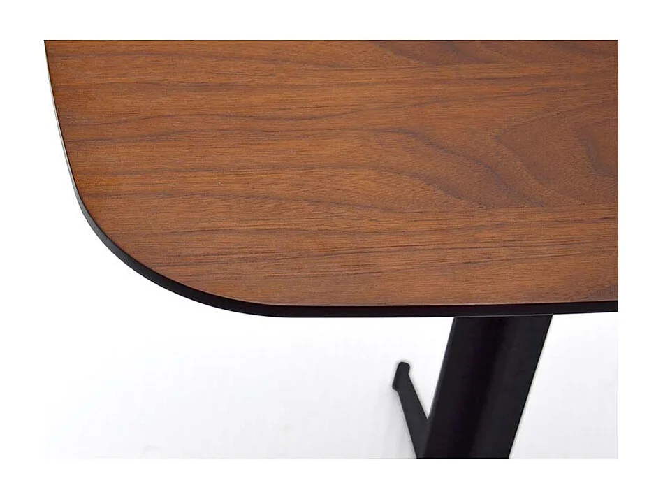 Table d'appoint bois VENUS - Noyer - Bois foncé