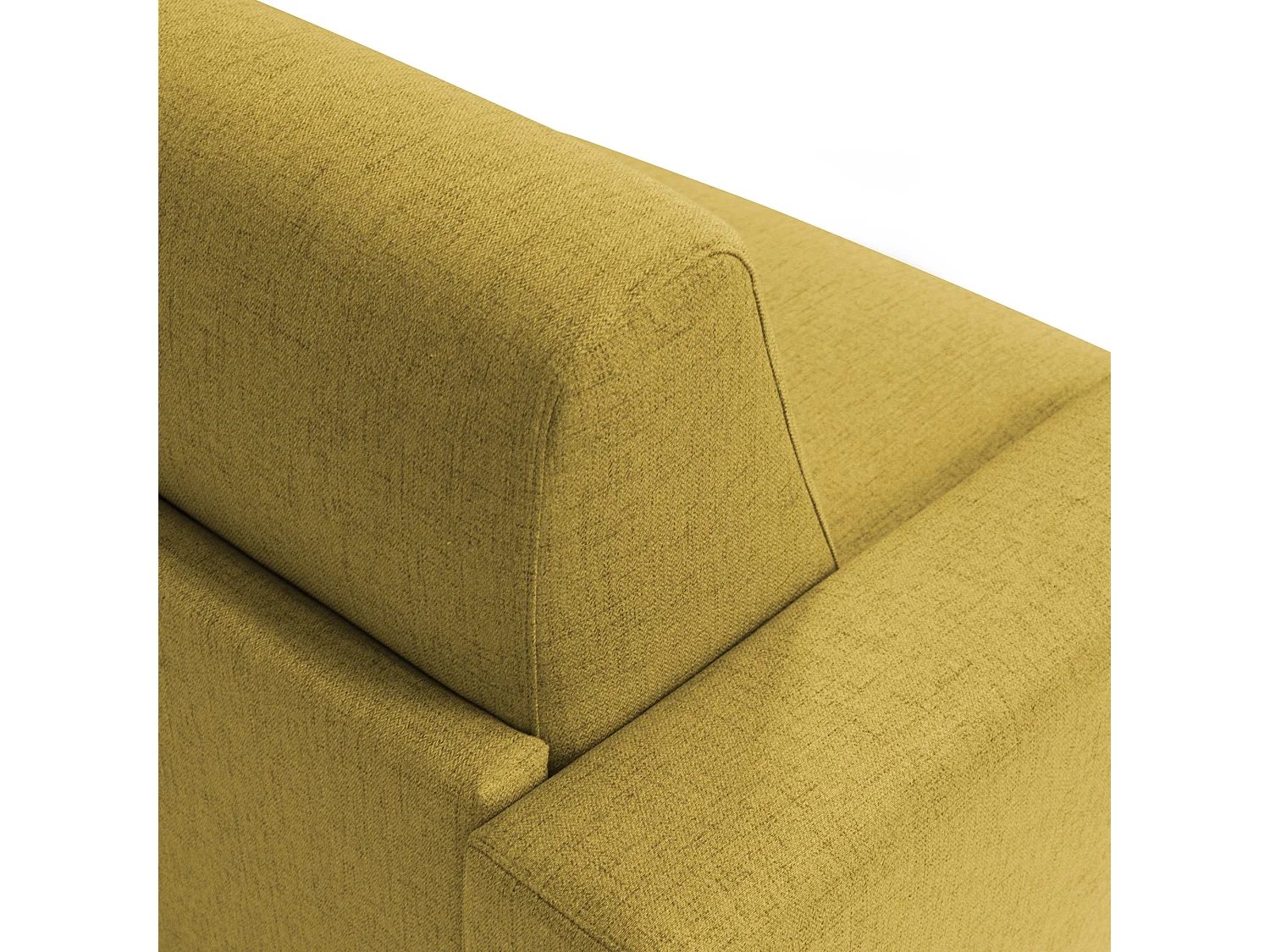 Nixon Schlafsofa mit 20 cm Matratze aus wasserfestem Stoff T03 220 cm (mat. 160x197) Gelb