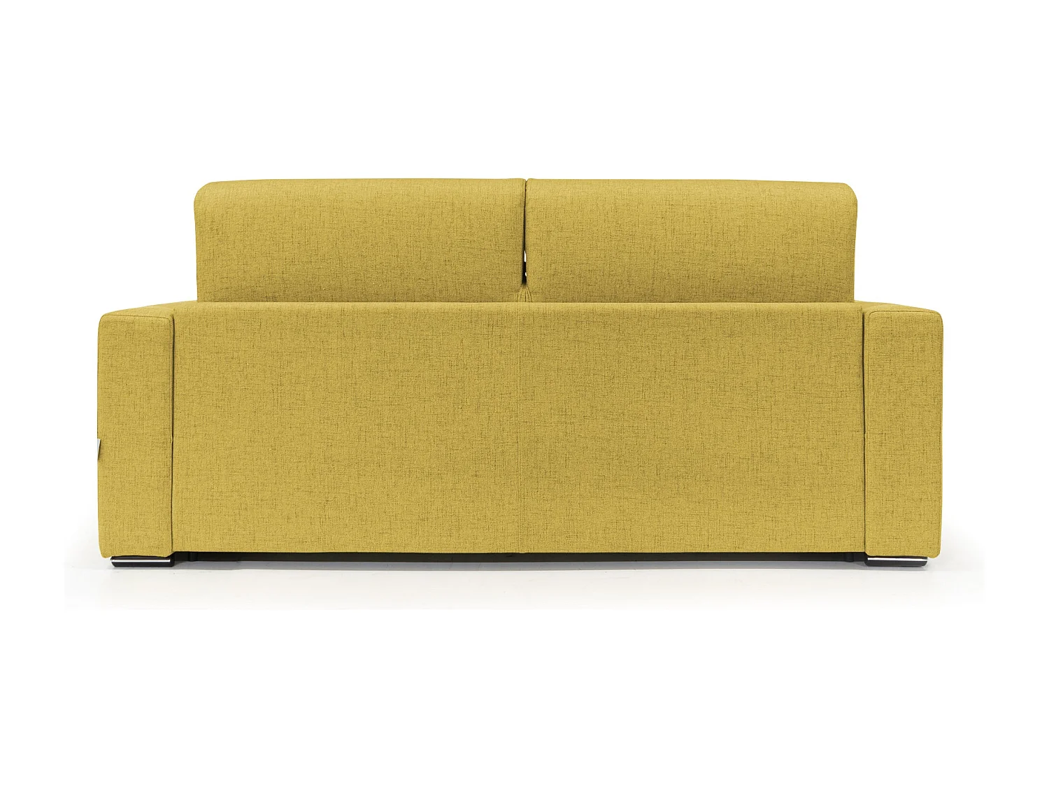 Nixon Schlafsofa mit 20 cm Matratze aus wasserfestem Stoff T03 220 cm (mat. 160x197) Gelb