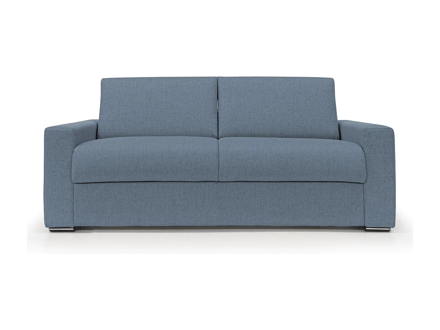 Nixon Schlafsofa mit 20 cm Matratze aus wasserfestem Stoff T03 200 cm (mat. 140x197) Blau