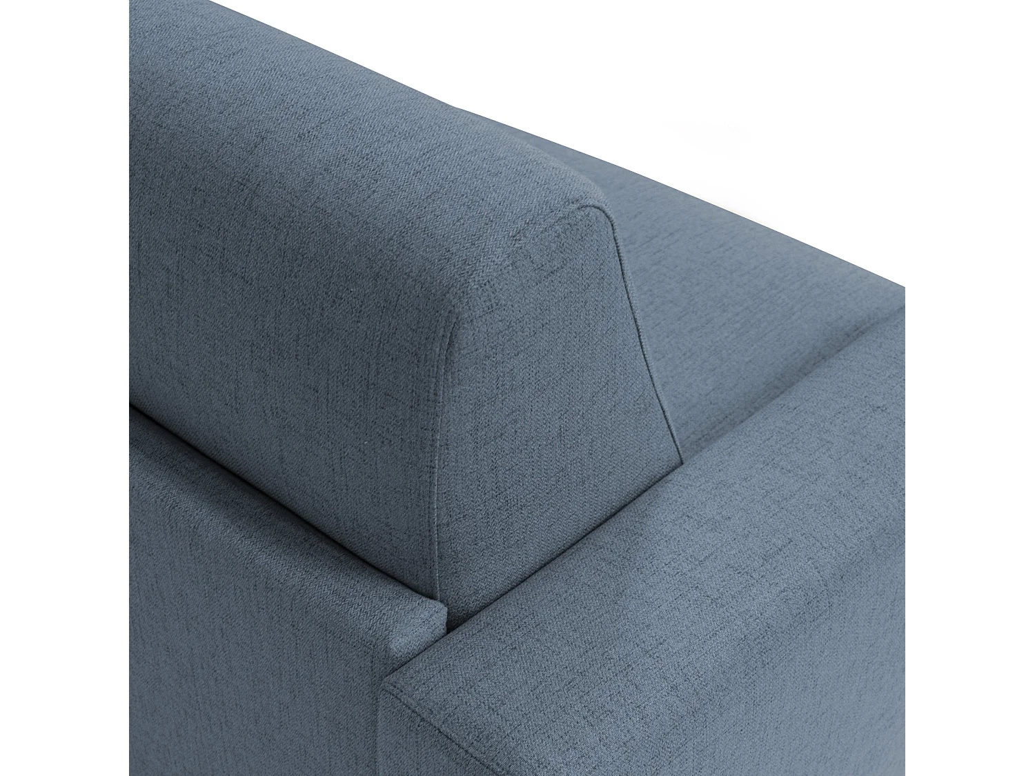 Nixon Schlafsofa mit 20 cm Matratze aus wasserfestem Stoff T03 200 cm (mat. 140x197) Blau