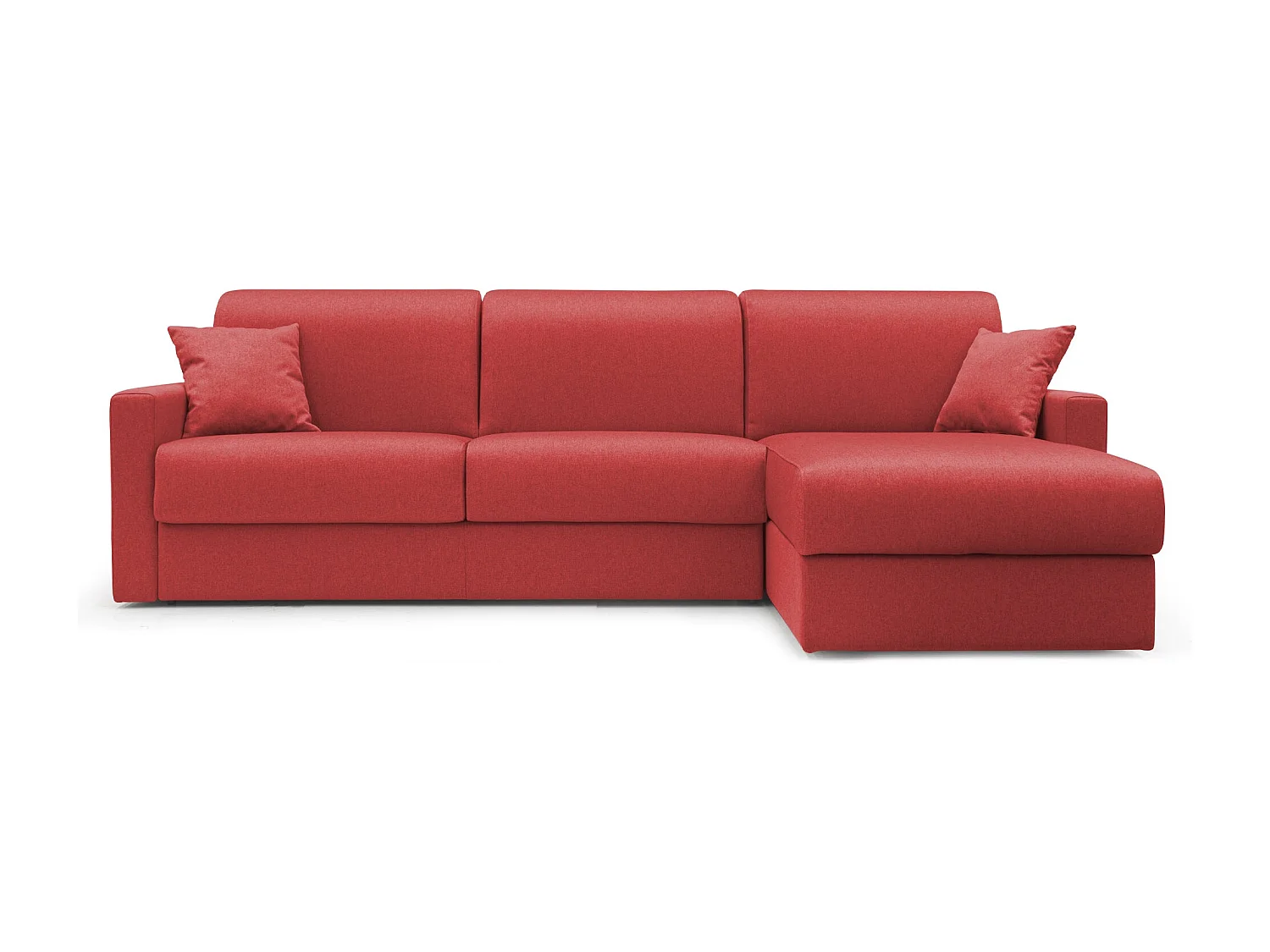 Chris 5-Sitzer-Ecksofa aus wasserfestem Stoff T13 288 cm rechts (mat. 160x197) rot