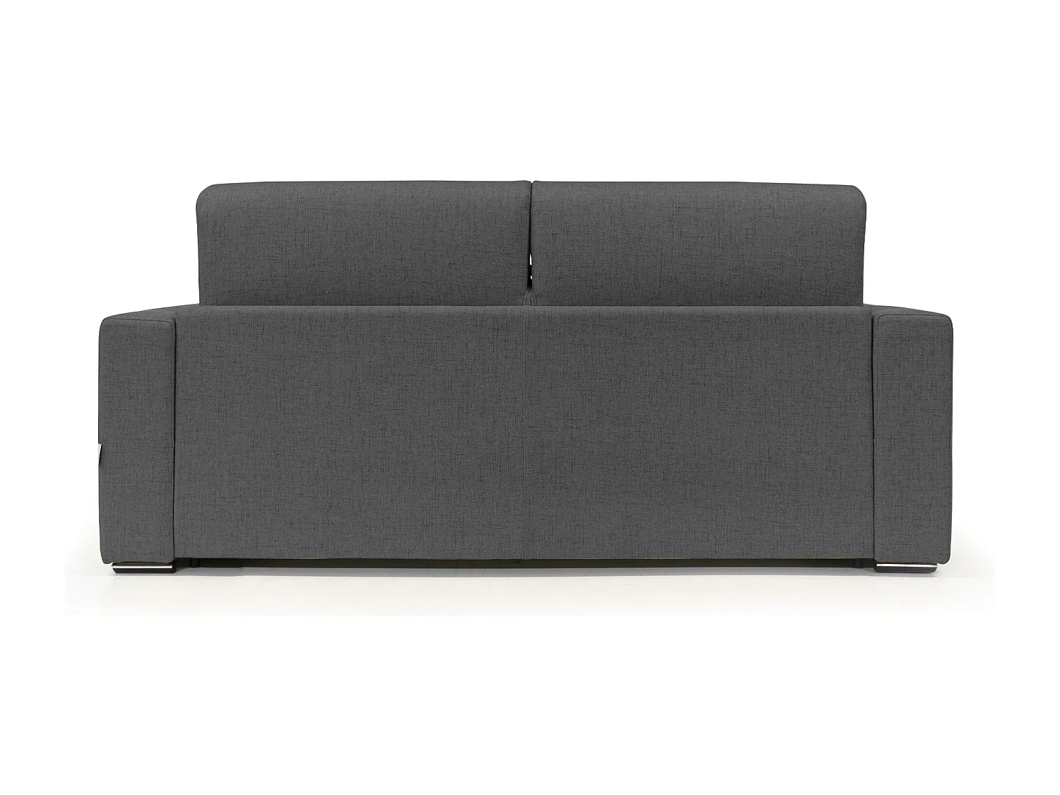 Nixon Schlafsofa mit 20 cm Matratze aus wasserfestem Stoff T03 220 cm (mat. 160x197) Anthrazit
