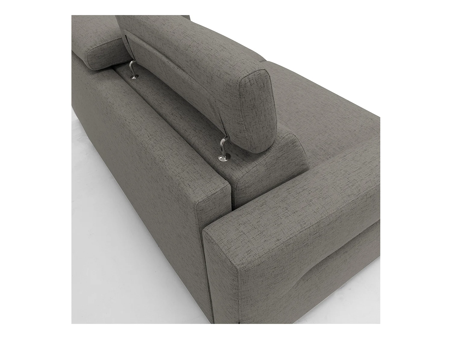 Avalon Schlafsofa mit 18 cm hoher Matratze aus wasserfestem Stoff T03 200 cm (140x197) taupe