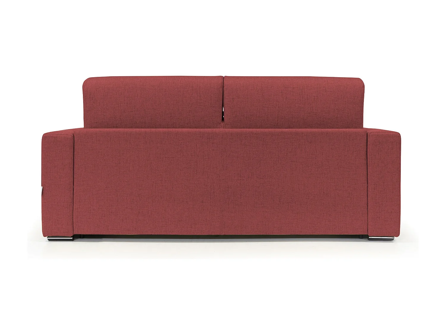 Nixon Schlafsofa mit 20 cm Matratze aus wasserfestem Stoff T03 200 cm (mat. 140x197) Rot