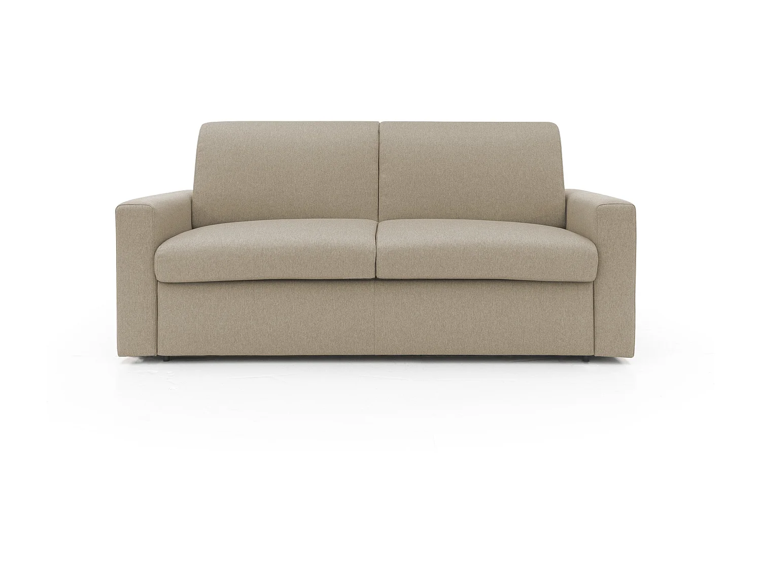 Kansas Schlafsofa mit 20 cm hohen Matratze aus wasserfestem Baumwollmischgewebe T13 172 cm (mat. 120x197) beige