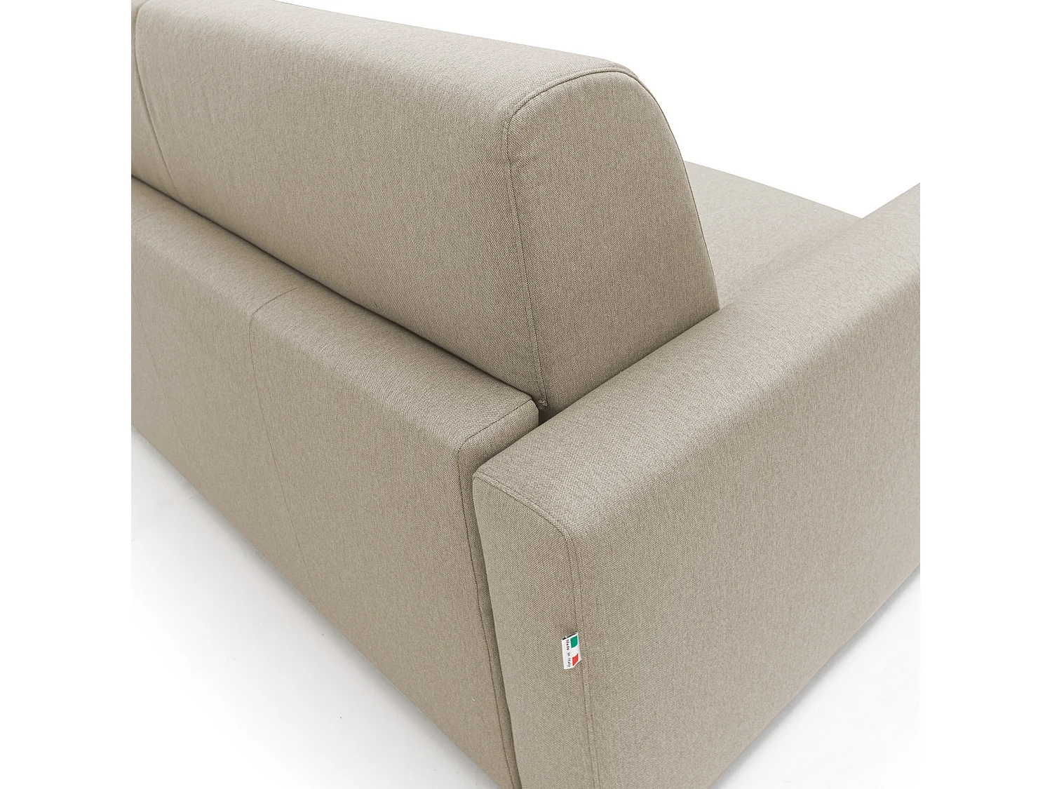 Kansas Schlafsofa mit 20 cm hohen Matratze aus wasserfestem Baumwollmischgewebe T13 172 cm (mat. 120x197) beige