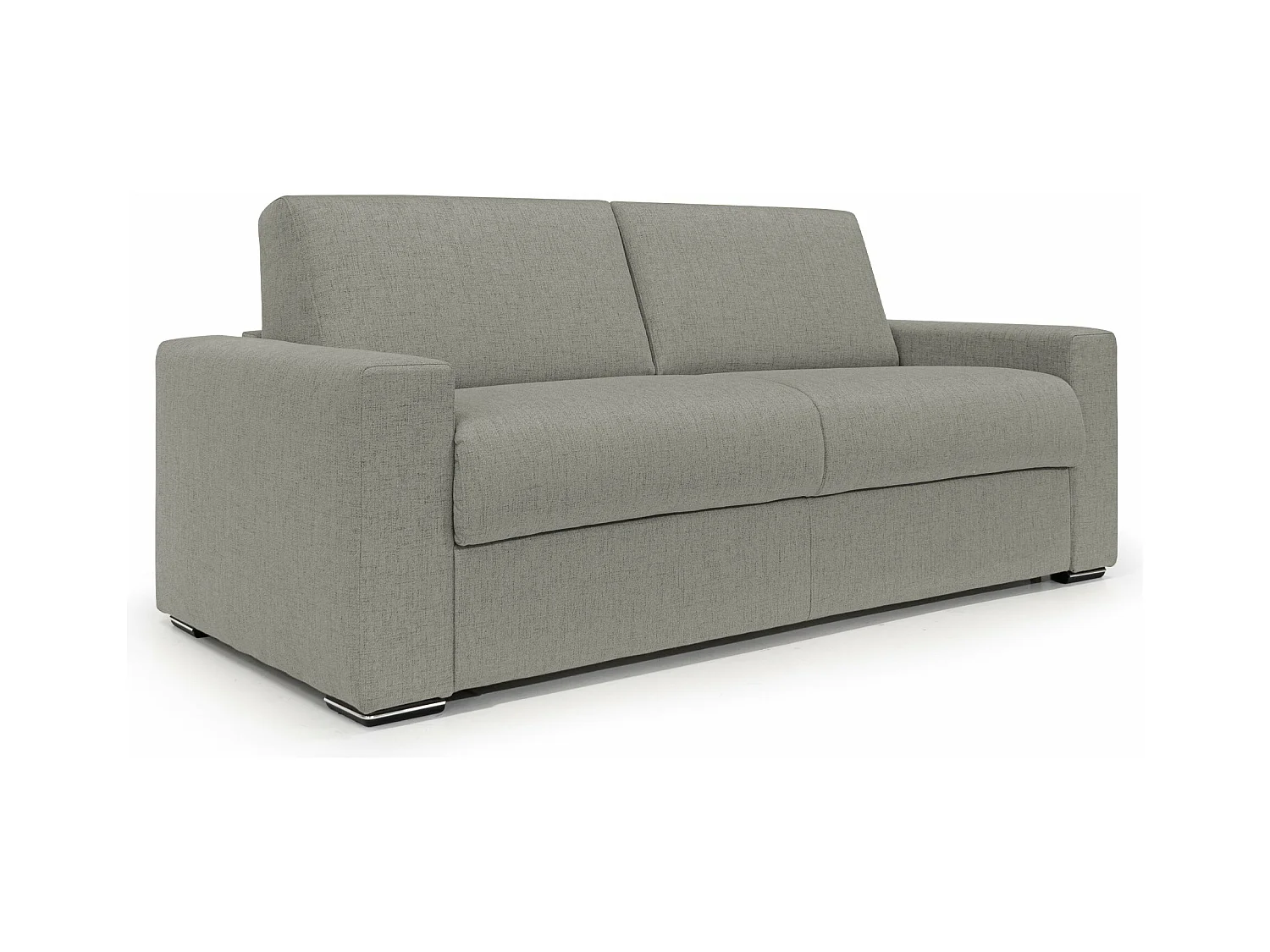 Nixon Canapé convertible matelas h20 en tissu imperméable T03 220 cm (mat. 160x197) taupe