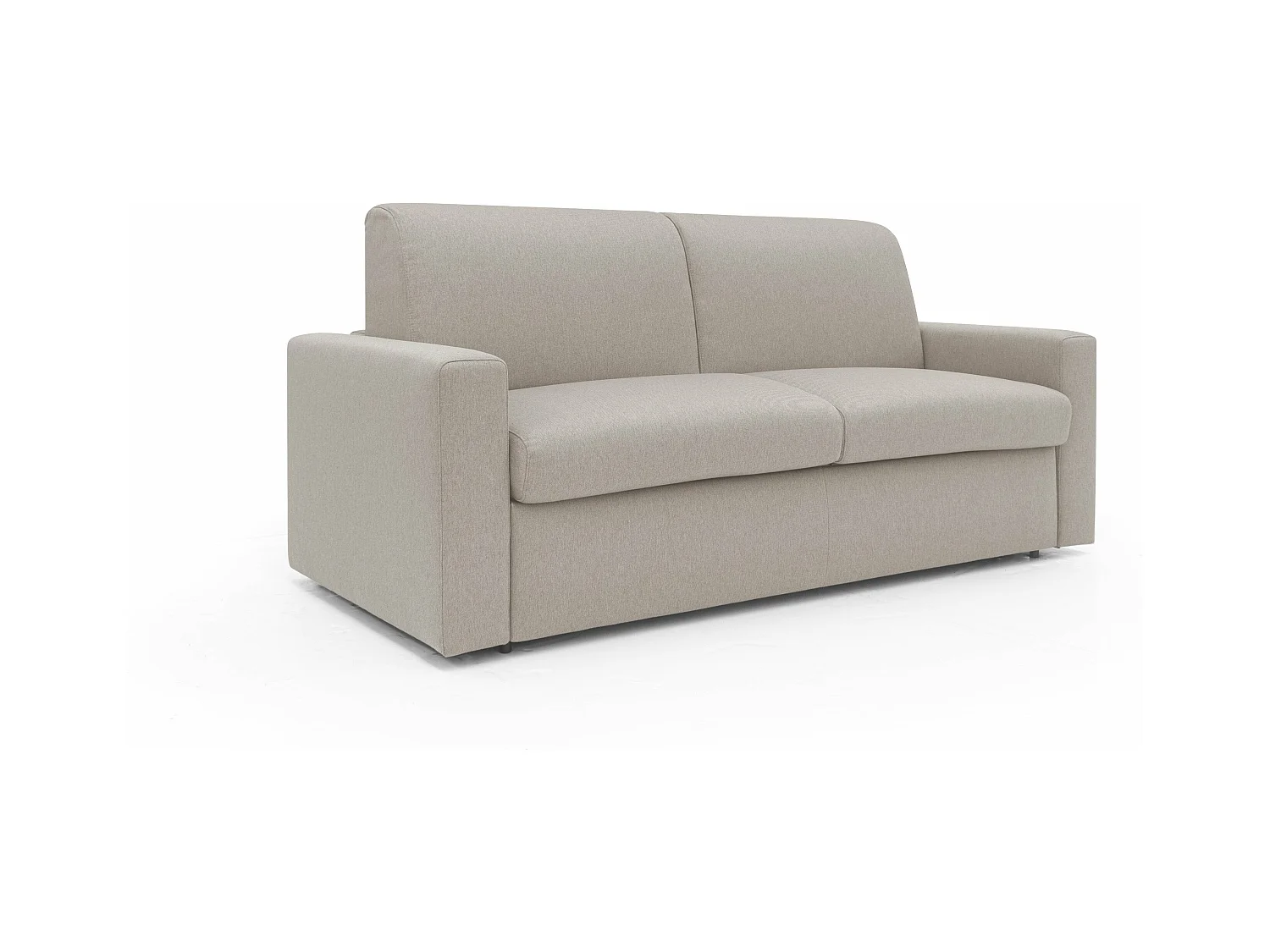 Kansas Canapé lit convertible h20 cm en tissu imperméable T13 192 cm (mat. 140x197) creme