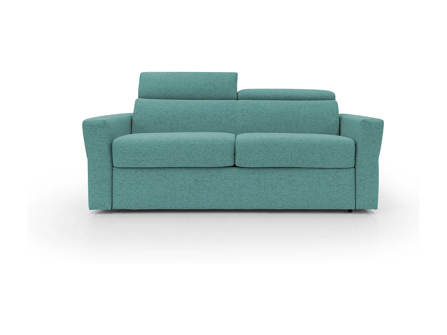 Avalon Schlafsofa mit 18 cm hoher Matratze aus wasserfestem Stoff T03 220 cm (160x197) aquamarin