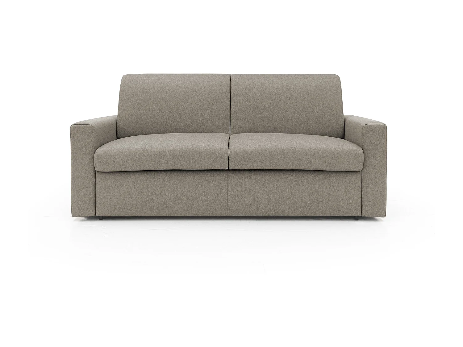 Kansas Schlafsofa mit 20 cm hohen Matratze aus wasserfestem Baumwollmischgewebe T13 192 cm (mat. 140x197) taupe