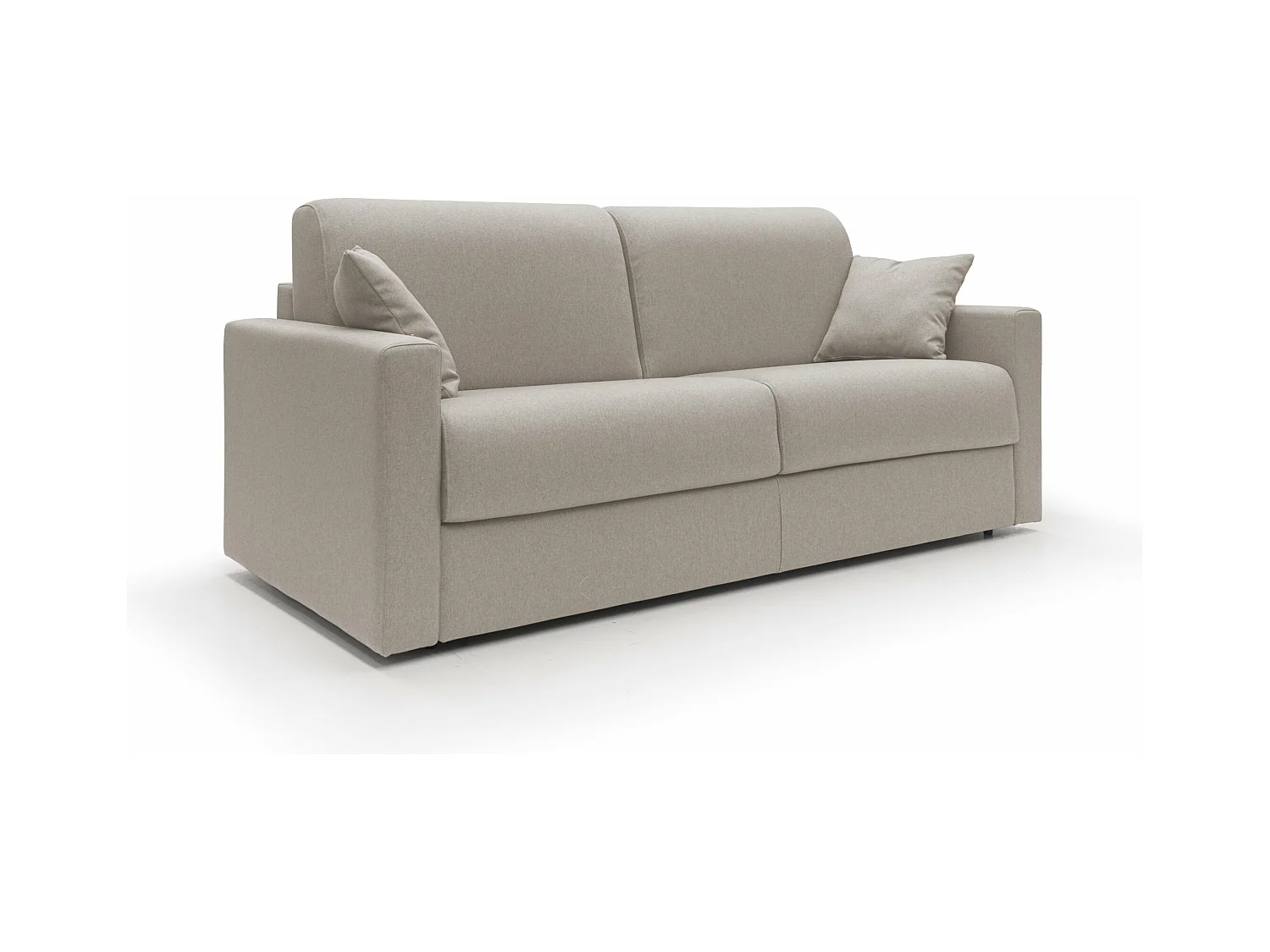 Chris Canapé lit convertible en tissu imperméable T13 186 cm (mat. 140x197) creme