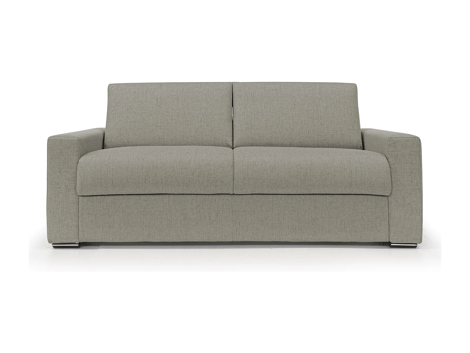 Nixon Schlafsofa mit 20 cm Matratze aus wasserfestem Stoff T03 220 cm (mat. 160x197) Braun