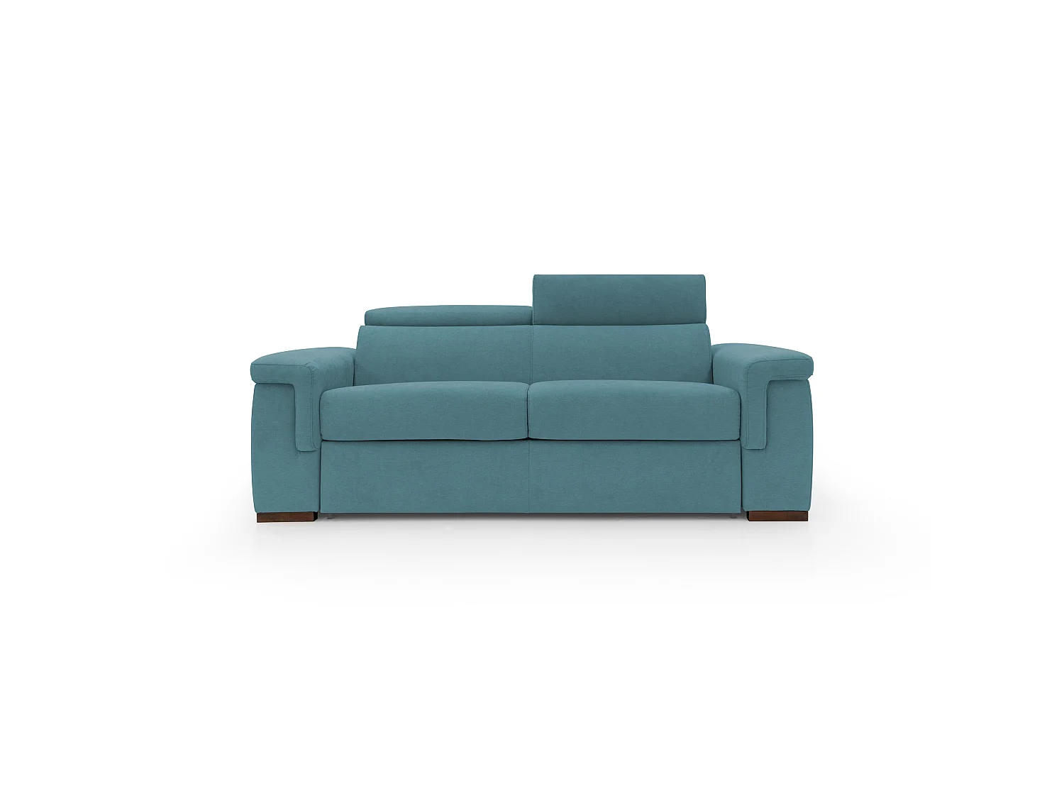 Giunone Divano letto mat. H18 220 cm (mat. 140x197 cm) azzurro