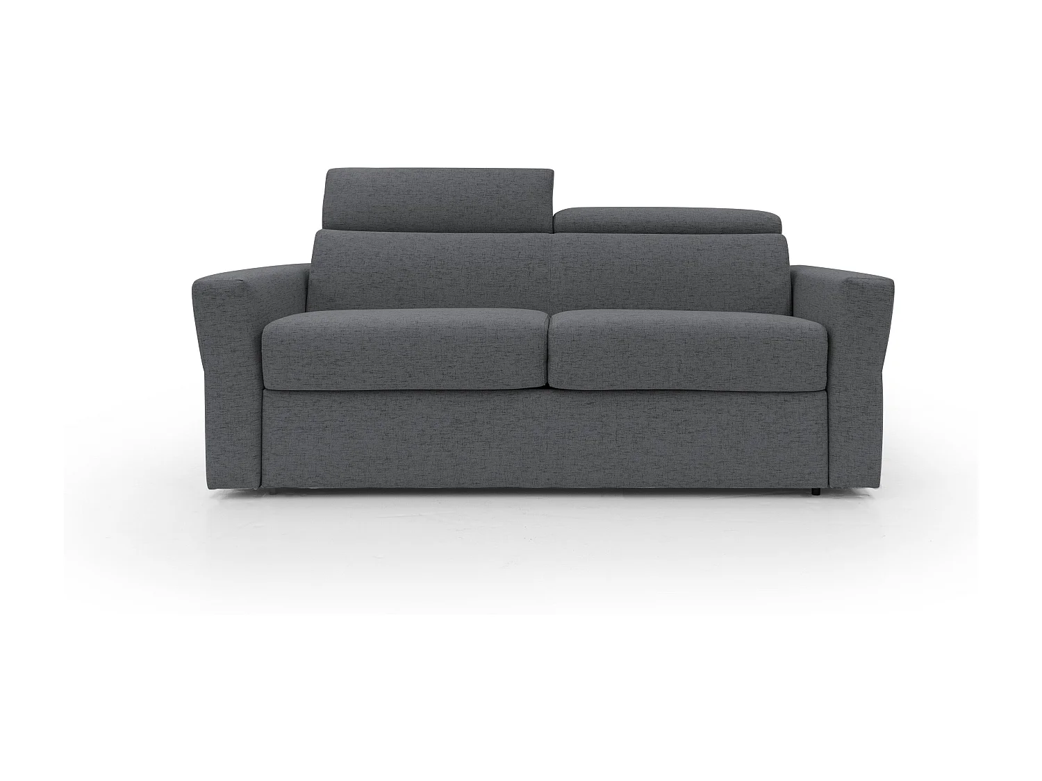 Avalon Schlafsofa mit 18 cm hoher Matratze aus wasserfestem Stoff T03 220 cm (160x197) anthrazit